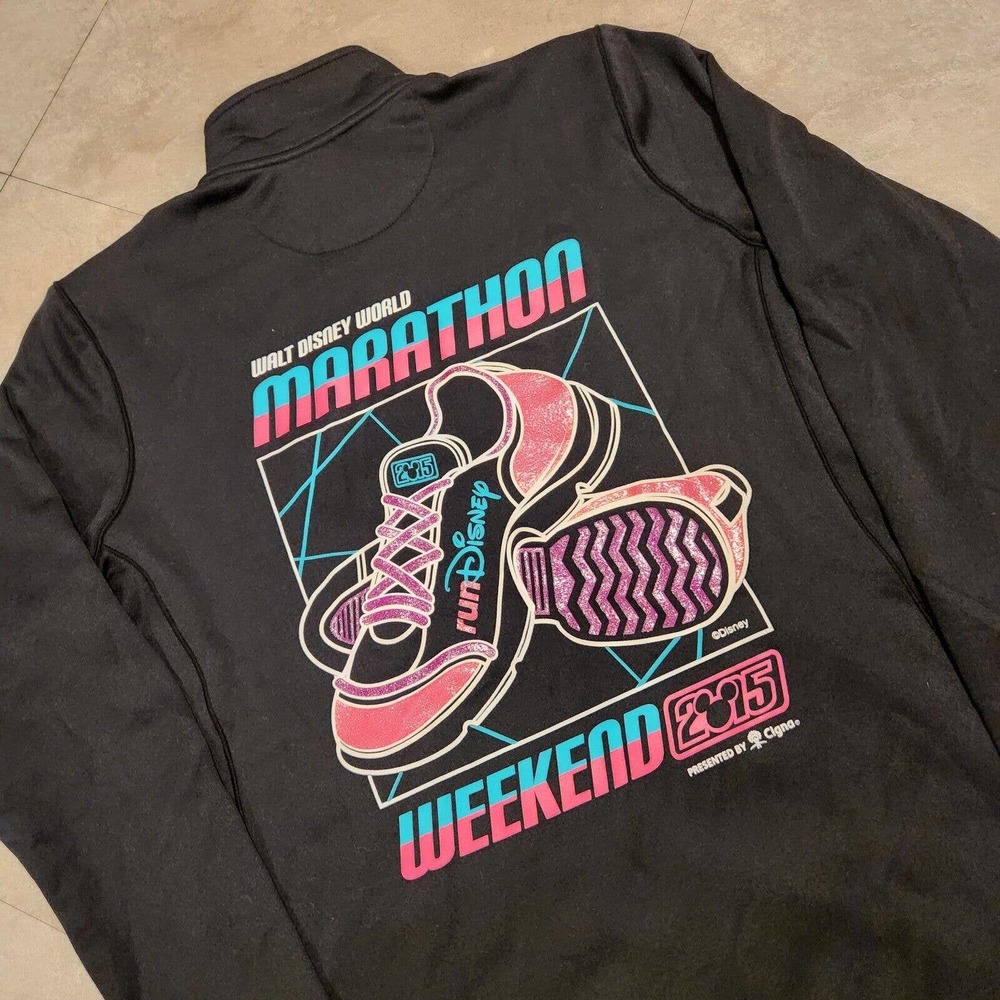 Walt Disney World Marathon Weekend 2015 Champion Women S Small Zip Hoodie Jacket